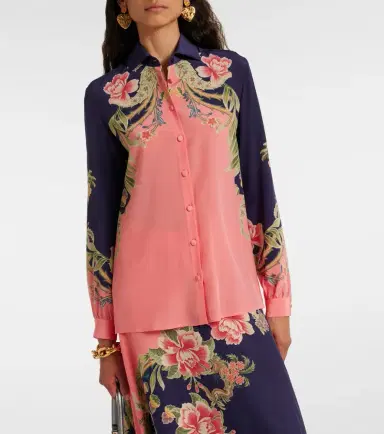Etro Printed silk shirt | Thumbnail 4