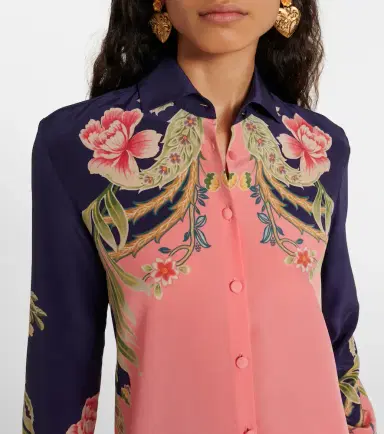 Etro Printed silk shirt | Thumbnail 5
