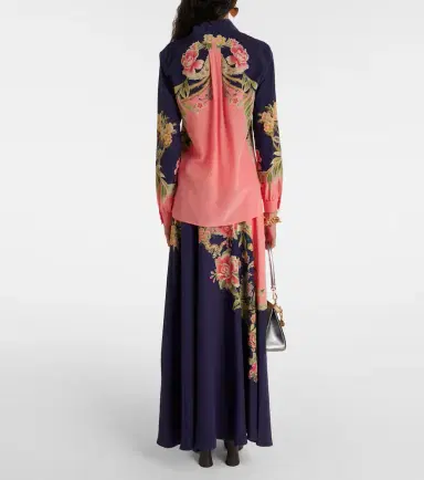 Etro Printed silk shirt | Thumbnail 6