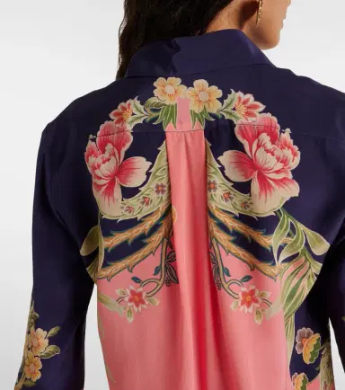 Etro Printed silk shirt | Thumbnail 7