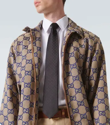 Gucci GG silk twill tie | Thumbnail 2