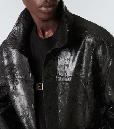Rick Owens Coated denim jacket | Thumbnail 2 Rick Owens Coated denim jacket | Thumbnail 2