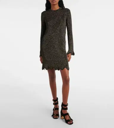 Chloe Chloé Scalloped sweater dress | Thumbnail 4