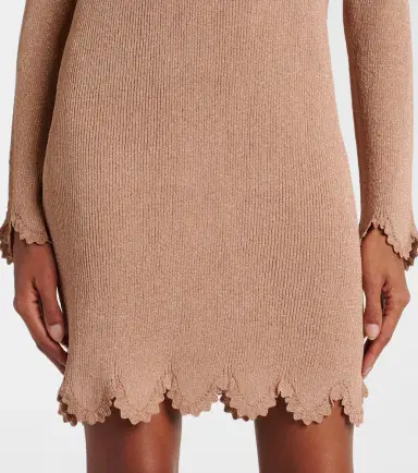 Chloe Chloé Scalloped sweater dress | Thumbnail 2