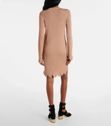 Chloe Chloé Scalloped sweater dress | Thumbnail 5