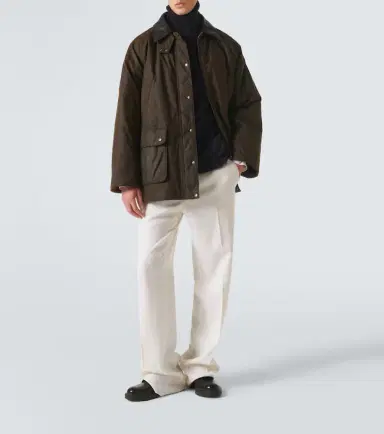 Miu Miu Leather-trimmed cotton canvas blouson | Thumbnail 2 Miu Miu Leather-trimmed cotton canvas blouson | Thumbnail 2