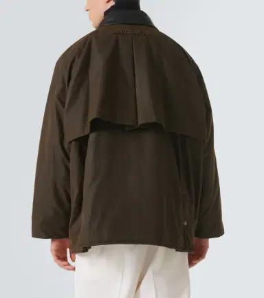 Miu Miu Leather-trimmed cotton canvas blouson | Thumbnail 6 Miu Miu Leather-trimmed cotton canvas blouson | Thumbnail 6