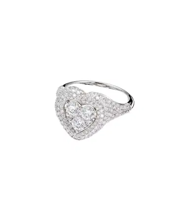 Kamyen Manaal 18kt white gold pinky ring with diamonds | Thumbnail 1 Kamyen Manaal 18kt white gold pinky ring with diamonds | Thumbnail 1