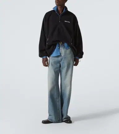 Miu Miu Fleece half-zip sweater | Thumbnail 2 Miu Miu Fleece half-zip sweater | Thumbnail 2