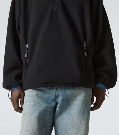 Miu Miu Fleece half-zip sweater | Thumbnail 4 Miu Miu Fleece half-zip sweater | Thumbnail 4