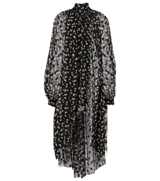 Chloe Chloé Floral silk chiffon midi dress