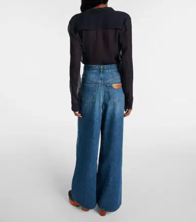 Chloé Chloé High-rise wide-leg jeans | Thumbnail 2