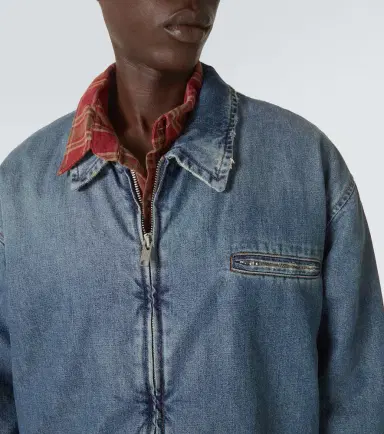 ERL Faux shearling-lined denim jacket | Thumbnail 5