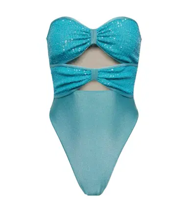 Adriana Degreas Sequined cutout strapless swimsuit | Thumbnail 1