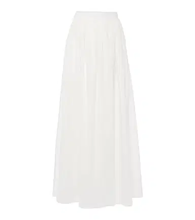 ADRIANA DEGREAS Cotton poplin maxi skirt | Thumbnail 1