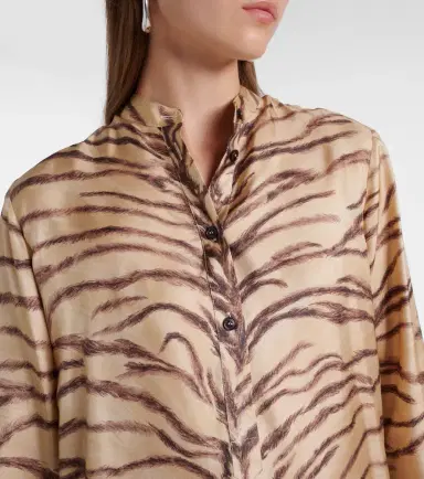 Stella McCartney Printed silk shirt | Thumbnail 4
