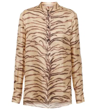 Stella McCartney Printed silk shirt | Thumbnail 1