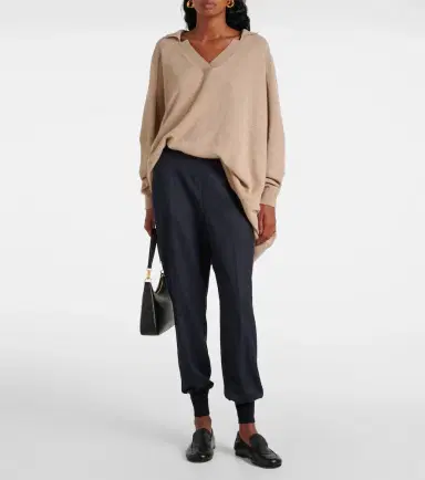 Stella McCartney Wool flannel sweatpants | Thumbnail 2