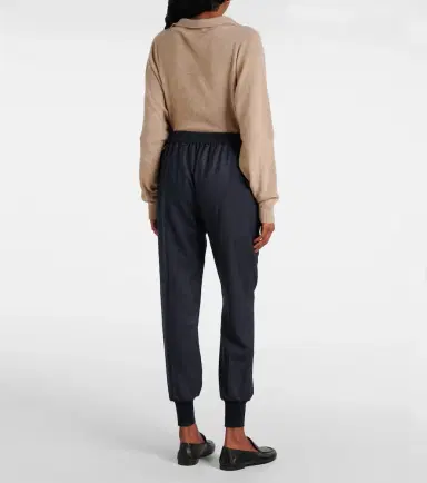 Stella McCartney Wool flannel sweatpants | Thumbnail 5