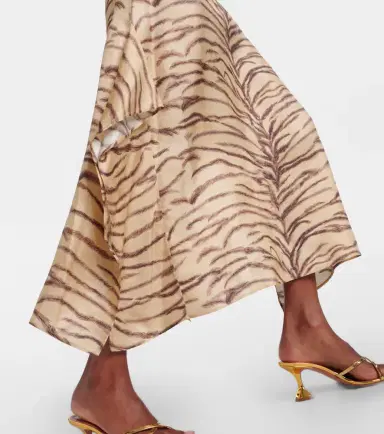 Stella McCartney Printed silk midi dress | Thumbnail 2