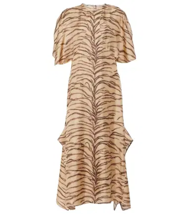 Stella McCartney Printed silk midi dress | Thumbnail 1