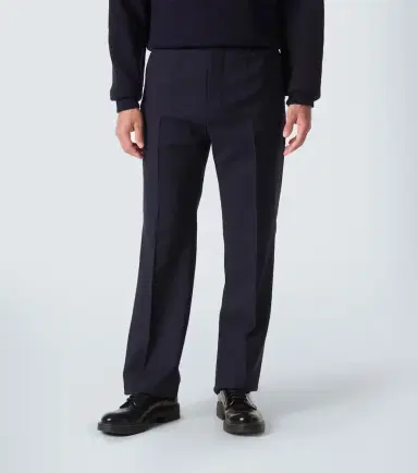 AMI PARIS Pleated virgin wool pants | Thumbnail 3