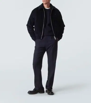 AMI PARIS Pleated virgin wool pants | Thumbnail 4