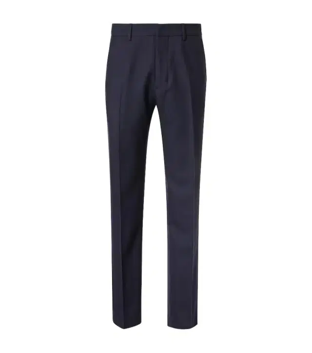 AMI PARIS Pleated virgin wool pants
