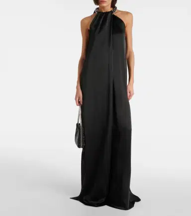 Stella McCartney Embroidered halterneck gown | Thumbnail 5