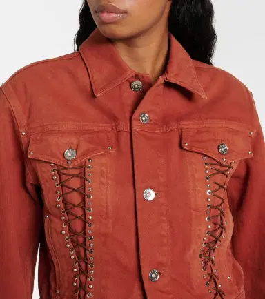 Rabanne Cropped denim jacket | Thumbnail 6