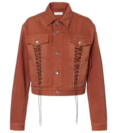 Rabanne Cropped denim jacket | Thumbnail 1