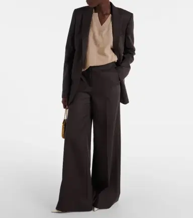 Stella McCartney High-rise wool wide-leg pants | Thumbnail 3 Stella McCartney High-rise wool wide-leg pants | Thumbnail 3