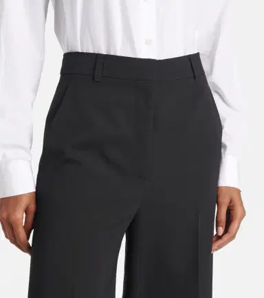 Stella McCartney High-rise wool-blend wide-leg pants | Thumbnail 3 Stella McCartney High-rise wool-blend wide-leg pants | Thumbnail 3