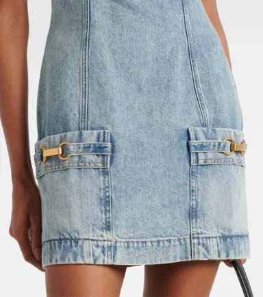 Stella McCartney Denim minidress | Thumbnail 4 Stella McCartney Denim minidress | Thumbnail 4