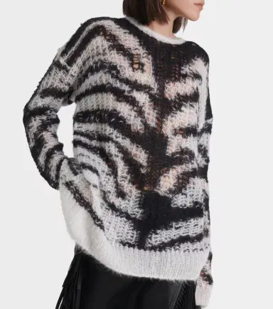 Stella McCartney Zebra-print wool-blend sweater | Thumbnail 5 Stella McCartney Zebra-print wool-blend sweater | Thumbnail 5