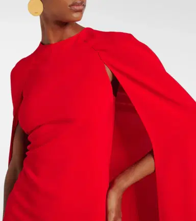 Stella McCartney Caped midi dress | Thumbnail 4