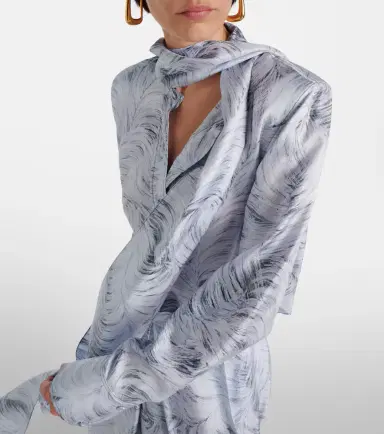Stella McCartney Printed silk maxi dress | Thumbnail 3