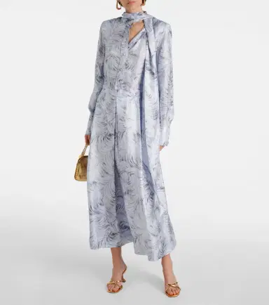 Stella McCartney Printed silk maxi dress | Thumbnail 5