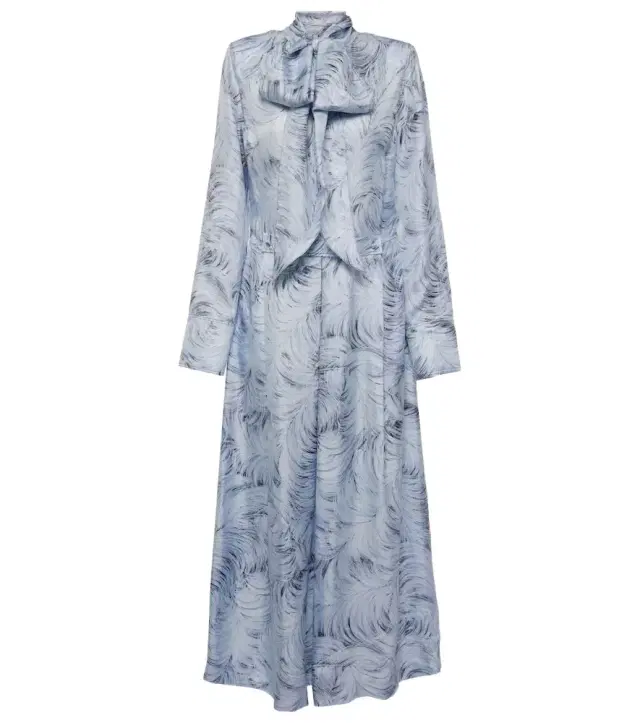 Stella McCartney Printed silk maxi dress