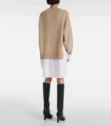 Stella McCartney Layered virgin wool sweater | Thumbnail 3