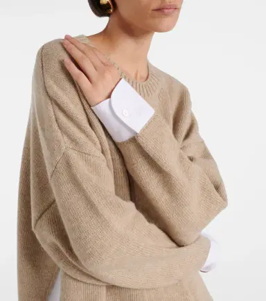 Stella McCartney Layered virgin wool sweater | Thumbnail 4