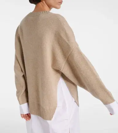 Stella McCartney Layered virgin wool sweater | Thumbnail 6