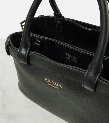 Prada Buckle Small leather tote bag | Thumbnail 3