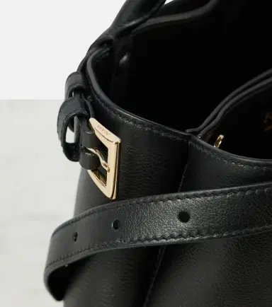 Prada Buckle Small leather tote bag | Thumbnail 4