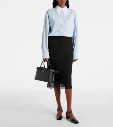Prada Buckle Small leather tote bag | Thumbnail 5