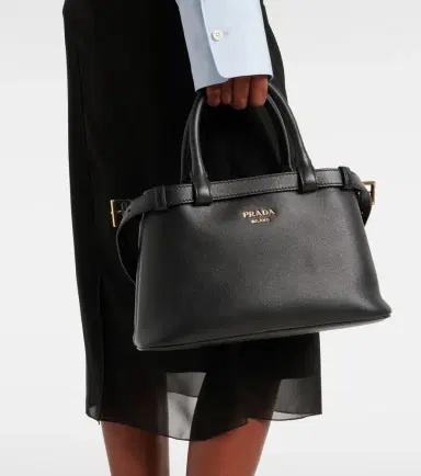 Prada Buckle Small leather tote bag | Thumbnail 7