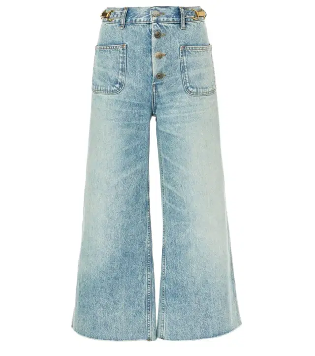 Stella McCartney High-rise cropped flared jeans