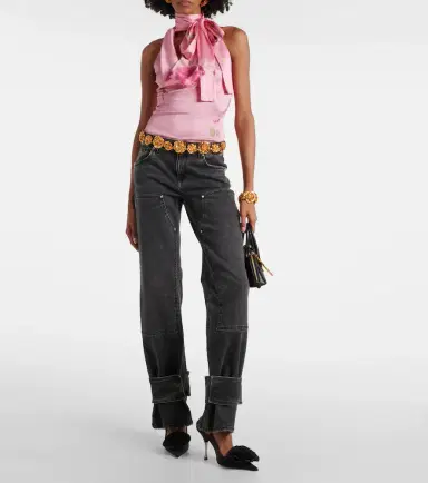 BLUMARINE Low-rise straight jeans | Thumbnail 4 BLUMARINE Low-rise straight jeans | Thumbnail 4