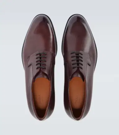 Zegna Leather Derby shoes | Thumbnail 2