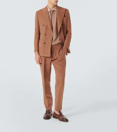 Zegna Cotton and silk polo shirt | Thumbnail 2